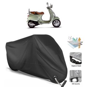 Coverplus Vespa LXV 125 Siyah Motosiklet Branda