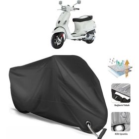 Coverplus Vespa S 125 Siyah Motosiklet Branda