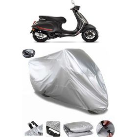Coverplus Vespa Sprint 125 Arka Çanta Uyumlu Su Geçirmez Gri Motosiklet Brandası