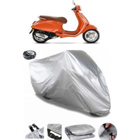 Coverplus Vespa Sprint 50 Arka Çanta Uyumlu Su Geçirmez Gri Motosiklet Brandası