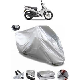 Coverplus Yamaha Crypton Arka Çanta Uyumlu Su Geçirmez Gri Motosiklet Brandası