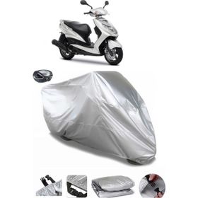 Coverplus Yamaha Cygnus X Arka Çanta Uyumlu Su Geçirmez Gri Motosiklet Brandası