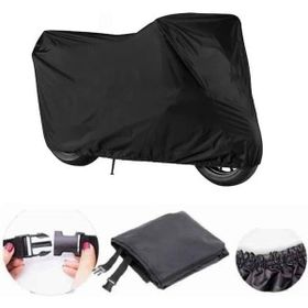 Coverplus Yamaha D2MT-10 Arka Çanta Uyumsuz Siyah Motosiklet Brandası