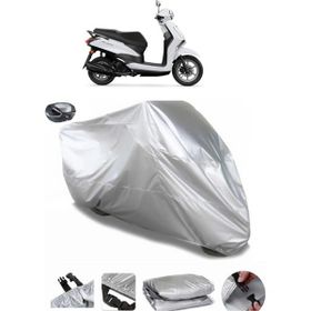 Coverplus Yamaha D'elight Arka Çanta Uyumlu Su Geçirmez Gri Motosiklet Brandası