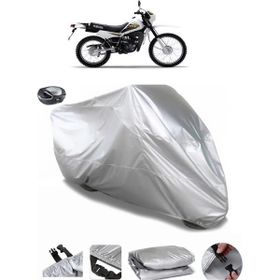 Coverplus Yamaha DT 125 Arka Çanta Uyumlu Su Geçirmez Gri Motosiklet Brandası