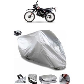Coverplus Yamaha DT 80 Arka Çanta Uyumlu Su Geçirmez Gri Motosiklet Brandası