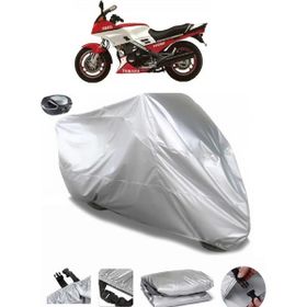 Coverplus Yamaha FJ 1200 Arka Çanta Uyumlu Su Geçirmez Gri Motosiklet Brandası