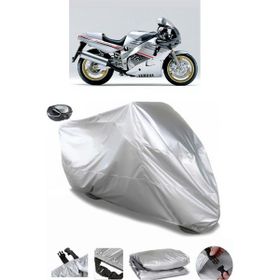 Coverplus Yamaha FZR 1000 Arka Çanta Uyumlu Su Geçirmez Gri Motosiklet Brandası