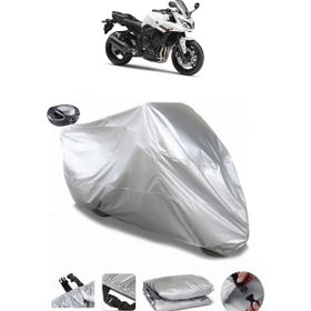 Coverplus Yamaha FZS1000 Gri Arka Çanta Uyumlu Su Geçirmez Motosiklet Brandası