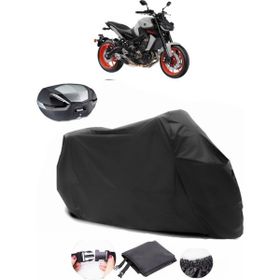 Coverplus Yamaha MT-09 Arka Çanta Uyumlu Lüx Premium Kalite Siyah Motosiklet Branda