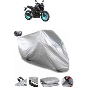 Coverplus Yamaha MT-125 Arka Çanta Uyumlu Su Geçirmez Gri Motosiklet Brandası
