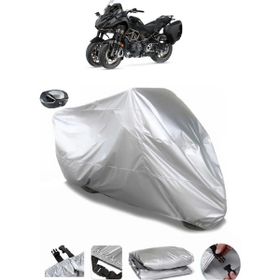 Coverplus Yamaha Niken GT Arka Çanta Uyumlu Su Geçirmez Gri Motosiklet Brandası
