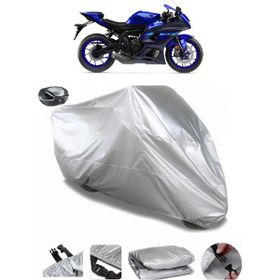 Coverplus Yamaha R7 Arka Çanta Uyumlu Su Geçirmez Gri Motosiklet Brandası
