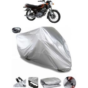 Coverplus Yamaha RX 135 Arka Çanta Uyumlu Su Geçirmez Gri Motosiklet Brandası