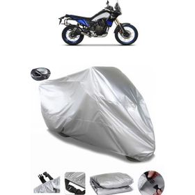 Coverplus Yamaha Tenere 700 Arka Çanta Uyumlu Su Geçirmez Gri Motosiklet Brandası