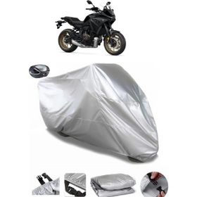 Coverplus Yamaha Tracer 700 Arka Çanta Uyumlu Su Geçirmez Gri Motosiklet Brandası