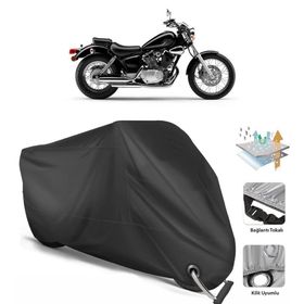 Coverplus Yamaha Virago XV 250 Siyah Motosiklet Branda