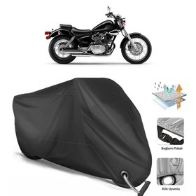 Coverplus Yamaha Virago XV 250 Siyah Motosiklet Branda