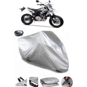 Coverplus Yamaha WR 125 R Arka Çanta Uyumlu Su Geçirmez Gri Motosiklet Brandası