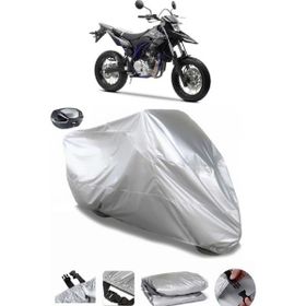 Coverplus Yamaha WR 125 X Arka Çanta Uyumlu Su Geçirmez Gri Motosiklet Brandası