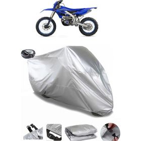 Coverplus Yamaha WR 250 F Arka Çanta Uyumlu Su Geçirmez Gri Motosiklet Brandası