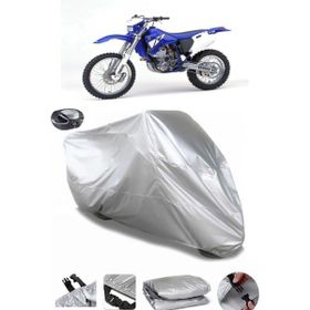 Coverplus Yamaha WR 426 F Arka Çanta Uyumlu Su Geçirmez Gri Motosiklet Brandası