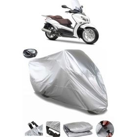 Coverplus Yamaha X-City 250 Arka Çanta Uyumlu Su Geçirmez Gri Motosiklet Brandası