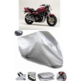 Coverplus Yamaha XJR 1200 Arka Çanta Uyumlu Su Geçirmez Gri Motosiklet Brandası