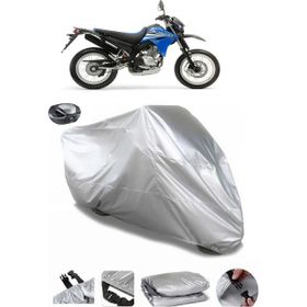 Coverplus Yamaha XT 125 R Arka Çanta Uyumlu Su Geçirmez Gri Motosiklet Brandası