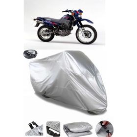 Coverplus Yamaha XT 600 E Arka Çanta Uyumlu Su Geçirmez Gri Motosiklet Brandası