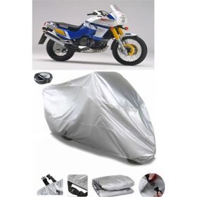 Coverplus Yamaha XTZ 750 Super Tenere Arka Çanta Uyumlu Su Geçirmez Gri Motosiklet Brandası
