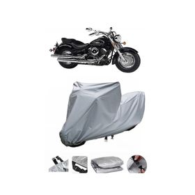 Coverplus Yamaha XVS 1100 Drag Star Gri Su Geçirmez Motosiklet Brandası