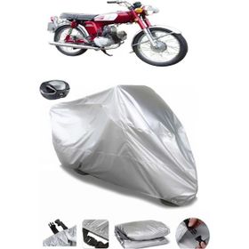 Coverplus Yamaha YB 100 Arka Çanta Uyumlu Su Geçirmez Gri Motosiklet Brandası