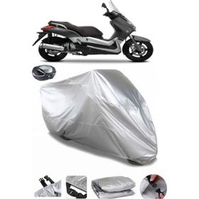 Coverplus Yamaha YP 250 R X Max Arka Çanta Uyumlu Su Geçirmez Gri Motosiklet Brandası