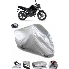 Coverplus Yamaha YS 125 Arka Çanta Uyumlu Su Geçirmez Gri Motosiklet Brandası