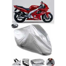 Coverplus Yamaha YZF 600 R Thundercat Arka Çanta Uyumlu Su Geçirmez Gri Motosiklet Brandası