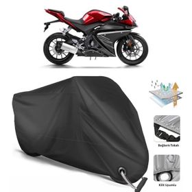 Coverplus Yamaha YZF R125 Siyah Motosiklet Branda