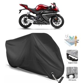 Coverplus Yamaha YZF R125 Siyah Motosiklet Branda