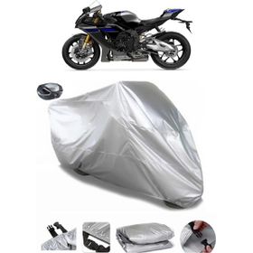Coverplus Yamaha YZF R1M Arka Çanta Uyumlu Su Geçirmez Gri Motosiklet Brandası