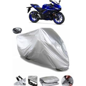 Coverplus Yamaha YZF R25 ABS Arka Çanta Uyumlu Su Geçirmez Gri Motosiklet Brandası