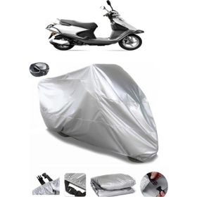 Coverplus Yuki Active 125 Arka Çanta Uyumlu Su Geçirmez Gri Motosiklet Brandası