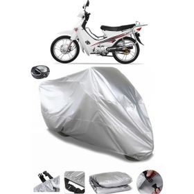 Coverplus Yuki Attact 100 Arka Çanta Uyumlu Su Geçirmez Gri Motosiklet Brandası