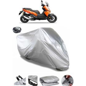 Coverplus Yuki Crypto 125 Arka Çanta Uyumlu Su Geçirmez Gri Motosiklet Brandası