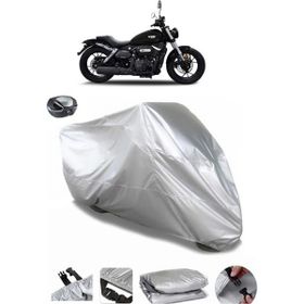 Coverplus Yuki Funrider 125 Arka Çanta Uyumlu Su Geçirmez Gri Motosiklet Brandası