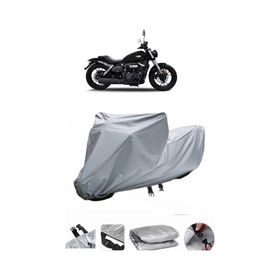 Coverplus Yuki Funrider 125 Gri Su Geçirmez Motosiklet Brandası