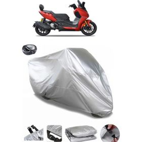 Coverplus Yuki Huracan TR250T Arka Çanta Uyumlu Su Geçirmez Gri Motosiklet Brandası