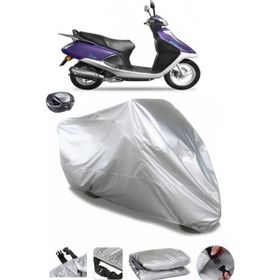 Coverplus Yuki JJ50QT Picasso 50 Arka Çanta Uyumlu Su Geçirmez Gri Motosiklet Brandası