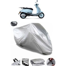 Coverplus Yuki Margherita 50 Arka Çanta Uyumlu Su Geçirmez Gri Motosiklet Brandası