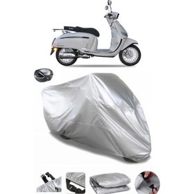 Coverplus Yuki Mojito 125 Arka Çanta Uyumlu Su Geçirmez Gri Motosiklet Brandası