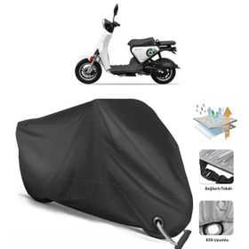 Coverplus Yuki QM50QT-6E Snoopy Siyah Motosiklet Branda